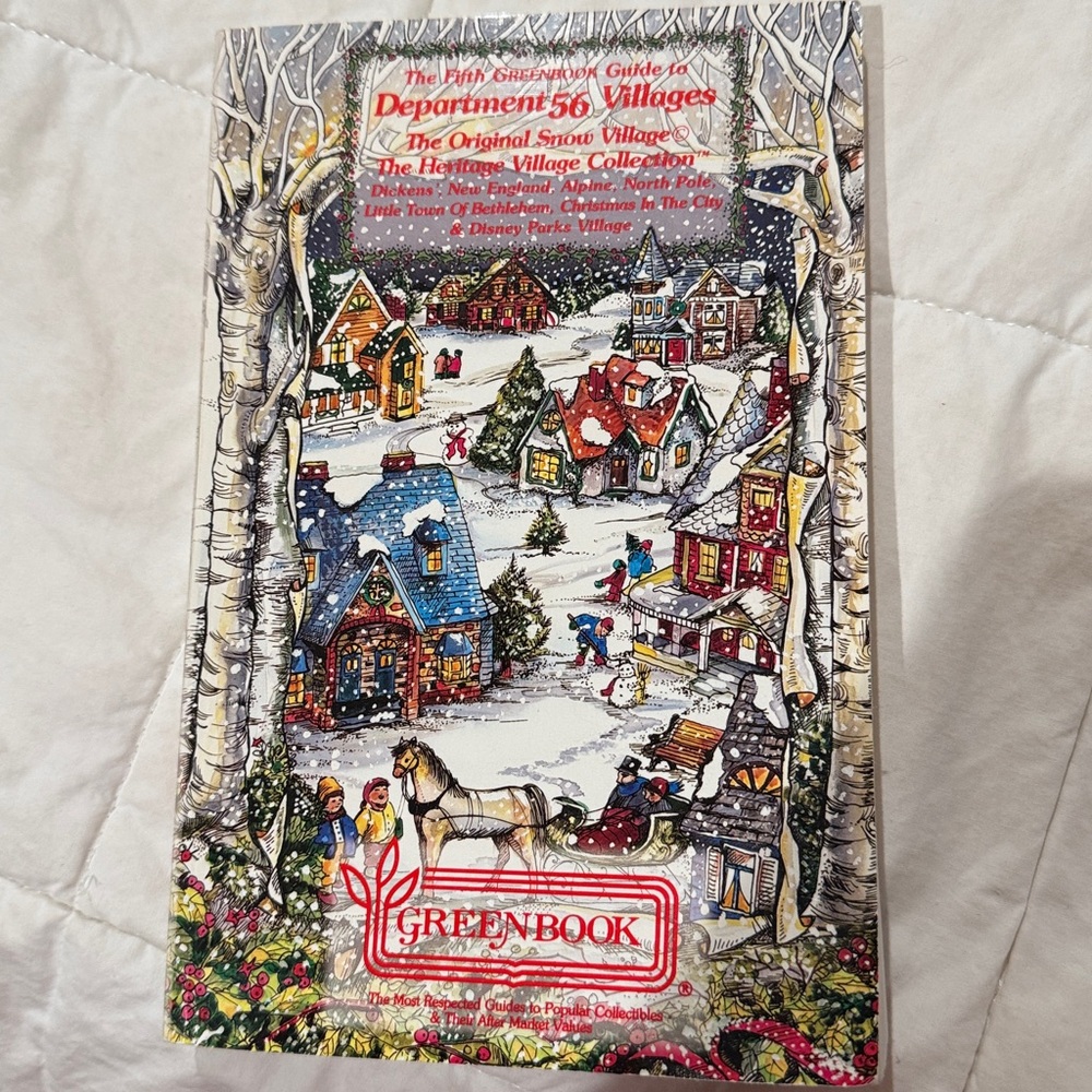 Rare and signed Fifth Department 56 Villages Greenbook w